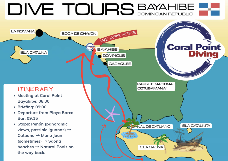 Saona map